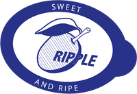 Sweet and ripe blue mango sticker