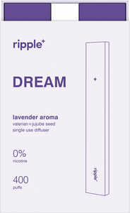 Ripple’s nicotine free lavender diffuser, DREAM