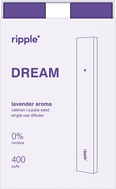 Ripple’s nicotine free lavender diffuser, DREAM